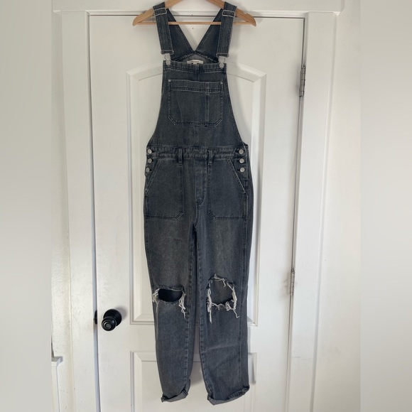 PacSun Denim - Pacsun Denim Overall Washed Black - S